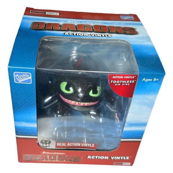 The Loyal Subjects How to Train Your Dragon Toothless Gid Eyes Action Vinyl - Picture 2 of 5
